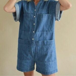 Ilana Kohn Tuck coveralls denim